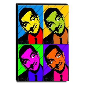 Quadro Pop Art Mr Bean Canvas 30x40cm Qp12 Leroy Merlin