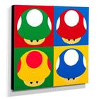 Quadro Pop Art Toad Cogumelo Mario Canvas 30x30cm-qp23