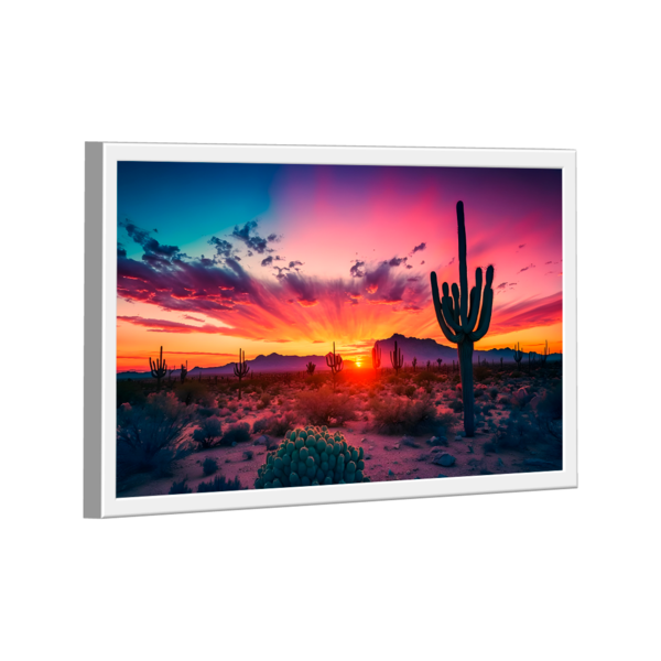 Quadro Pôr Do Sol Reluzente -- Br Artes