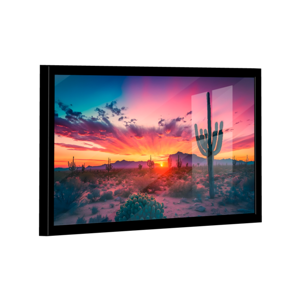 Quadro Pôr Do Sol Reluzente -- Br Artes