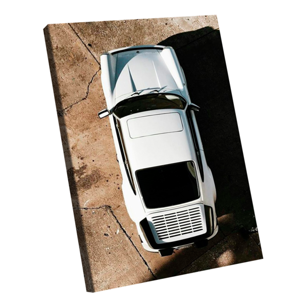 Quadro Porsche 911 Branco -- Br Artes