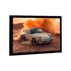 Quadro Porsche 911 No Deserto -- Br Artes