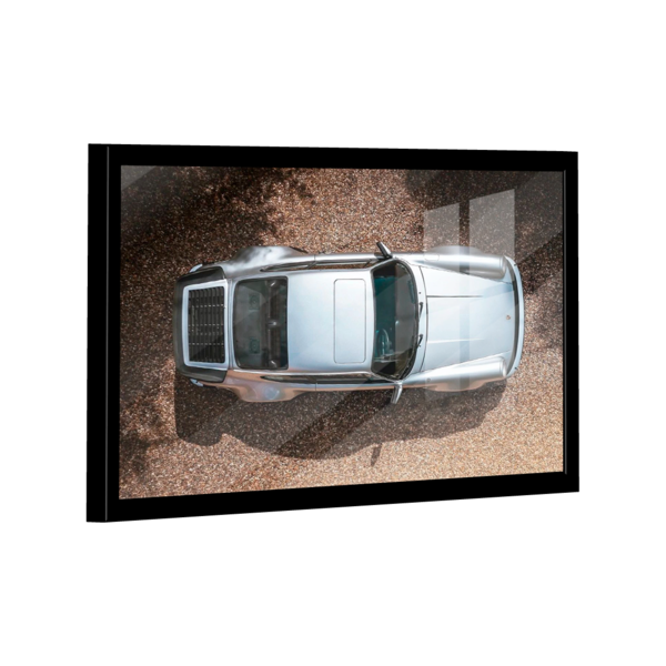 Quadro Porsche 911 Prata -- Br Artes