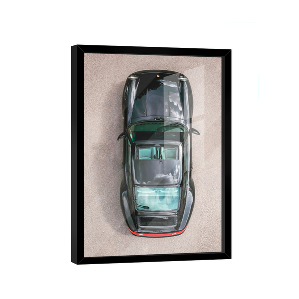 Quadro Porsche 911 Preto -- Br Artes
