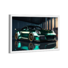 Quadro Porsche Verde -- Br Artes