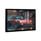 Quadro Porsche Vermelho -- Br Artes