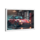 Quadro Porsche Vermelho -- Br Artes