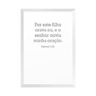 Quadro Porta Gravidez Versículo Bíblico Minimalista Frases