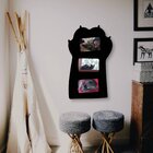 Quadro Porta Retrato De Parede Pata Para 3 Fotos 10x15cm Pret