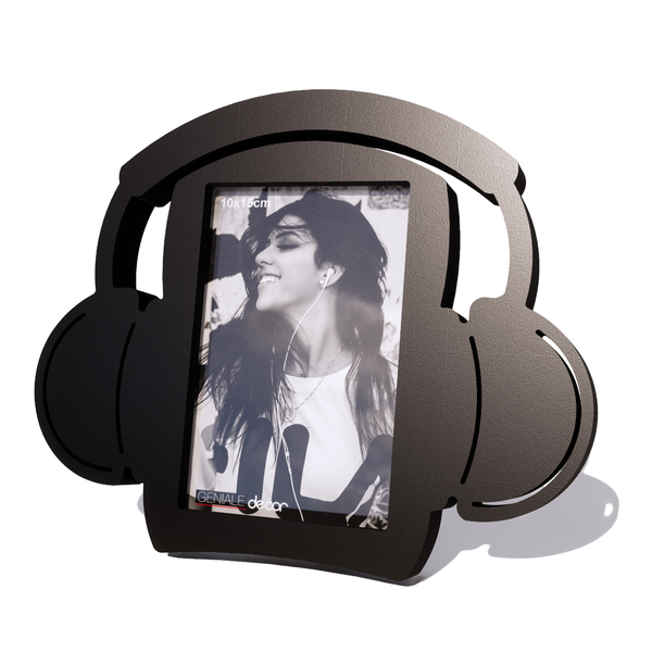 Quadro Porta-retrato Decorativo Fone De Ouvido Decoração Pres