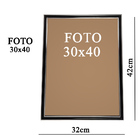 Quadro Porta Retrato Foto Moldura Vidro 30x40cm Parede