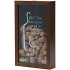 Quadro Porta Rolha de Vinho All You Need is Love Médio - Wood