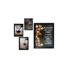 Quadro Porta Rolha De Vinho Com Moldura Madeira Luxo Coleção