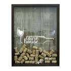 Quadro Porta Rolhas 32x42x4cm Wine House Betume Ii