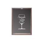 Quadro Porta Rolhas Amizade Madeira