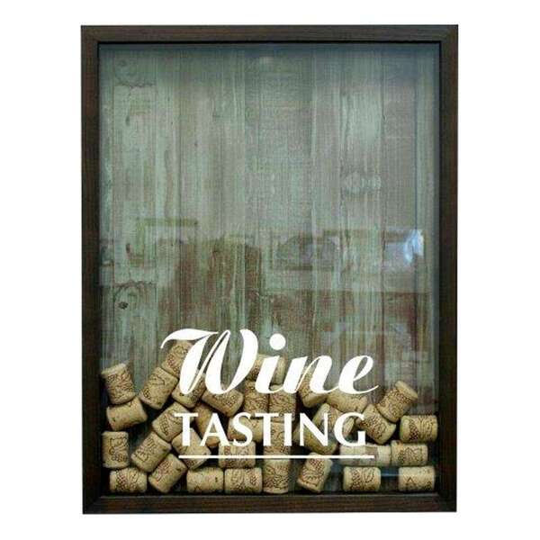 Quadro Porta Rolhas De Vinho Wine Tasting Betume