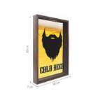 Quadro Porta Rolhas E Tampinhas Cold Beer Madeira