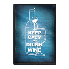 Quadro Porta Rolhas Grande Decorativo Com Moldura Mdf - Vinho