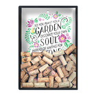 Quadro Porta Rolhas Grande Decorativo Com Moldura Mdf - Vinho