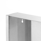 Quadro Porta Rolhas Ou Tampinhas - 35x30 Cm - Inox