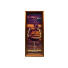 Quadro Porta Rolhas Taça Vinho 90x35x7cm
