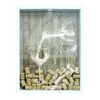 Quadro Porta Rolhas Wine Branco