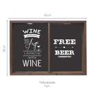 Quadro Porta Rolhas Wine Improves Madeira