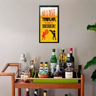 Quadro Porta Tampinhas 27x52 67134-kapos - Preto