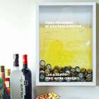 Quadro Porta Tampinhas De Cervejas Todos Precisamos Branco