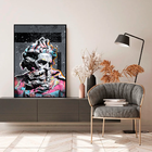 Quadro Poseidon Grafite -- Br Artes