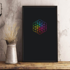 Quadro Pôster A4 Coldplay Banda Música Capa Head Of Dreams