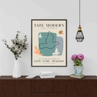 Quadro Poster Arte Picasso - Pássaros 24x18cm - Com Vidro Mol