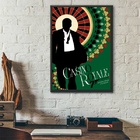 Quadro Poster Casino Royale 33x24cm - Com Vidro Moldura:madei