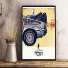 Quadro Poster De Volta Para O Futuro 3 Back To The Future A4