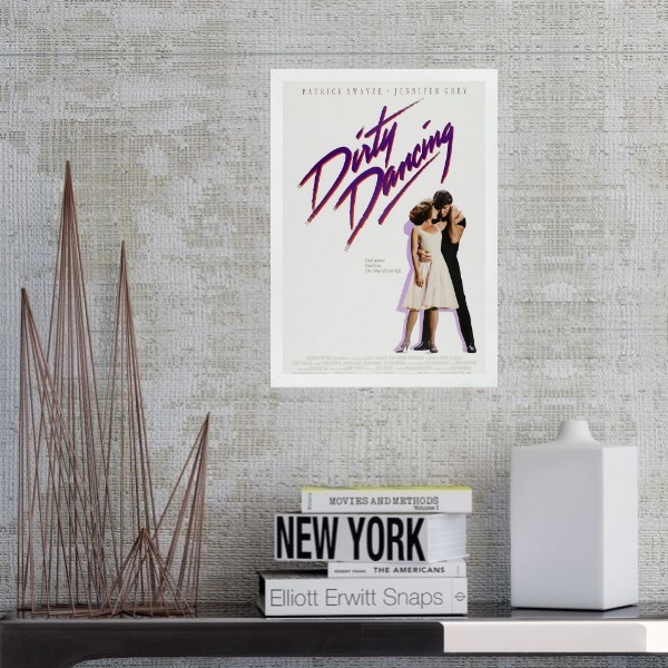 Quadro Poster Do Filme Dirty Dancing 45x34cm - Com Vidro Mold