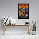 Quadro Poster Do Filme Pulp Fiction 24x18cm - Com Vidro Moldu