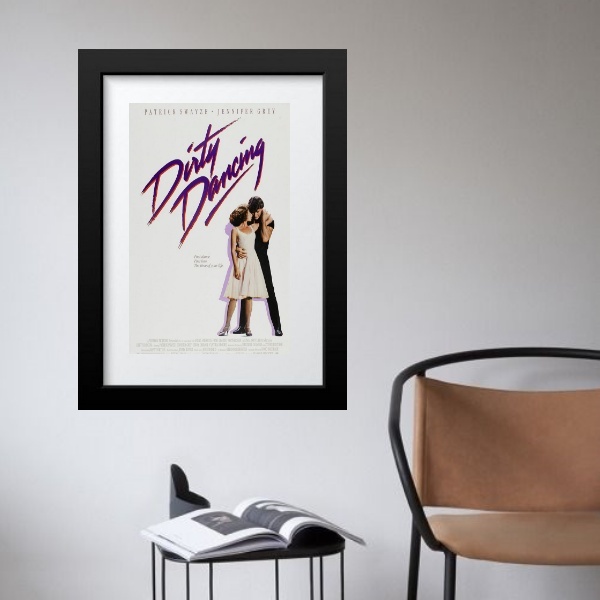 Quadro Poster Filme Dirty Dancing - 60x48cm Moldura:madeira P