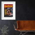 Quadro Poster Filme Pulp Fiction - 60x48cm Moldura:madeira Br