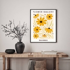 Quadro Poster Flower Gallery - Bahamas 24x18cm - Com Vidro Mo