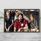 Quadro Poster Foo Fighters Ff Grunge Rock Integrantes A4