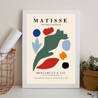Quadro Poster Papiers Découpés Matisse 45x34cm - Com Vidro Mo