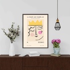 Quadro Poster Picasso - Baralho 33x24cm - Com Vidro Moldura B