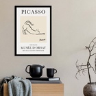 Quadro Poster Picasso - The Feline 33x24cm Moldura:madeira Pr