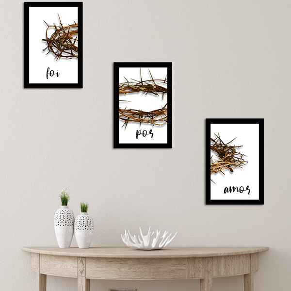 Quadro Poster Vidro Decorativo Frases Decoração Para Escritór