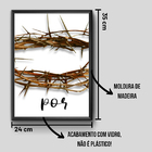 Quadro Poster Vidro Decorativo Frases Decoração Para Escritór