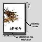 Quadro Poster Vidro Decorativo Frases Decoração Para Escritór