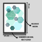 Quadro Poster Vidro Decorativo Frases Decoração Para Escritór