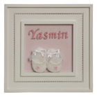 Quadro Princesa Pérolas Sapatinhos Quarto Bebê Infantil