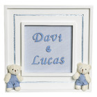 Quadro Príncipe Gêmeos Quarto Bebê Infantil