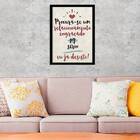 Quadro Procura-se  Relacionamento Engraçado 24x18cm - Com Vid